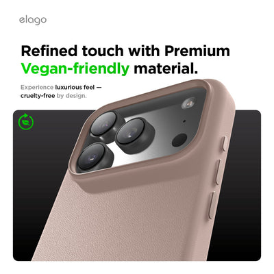 Elago MagLeather Case for iPhone 17 Pro / iPhone 18 Pro - Lovely Pink 