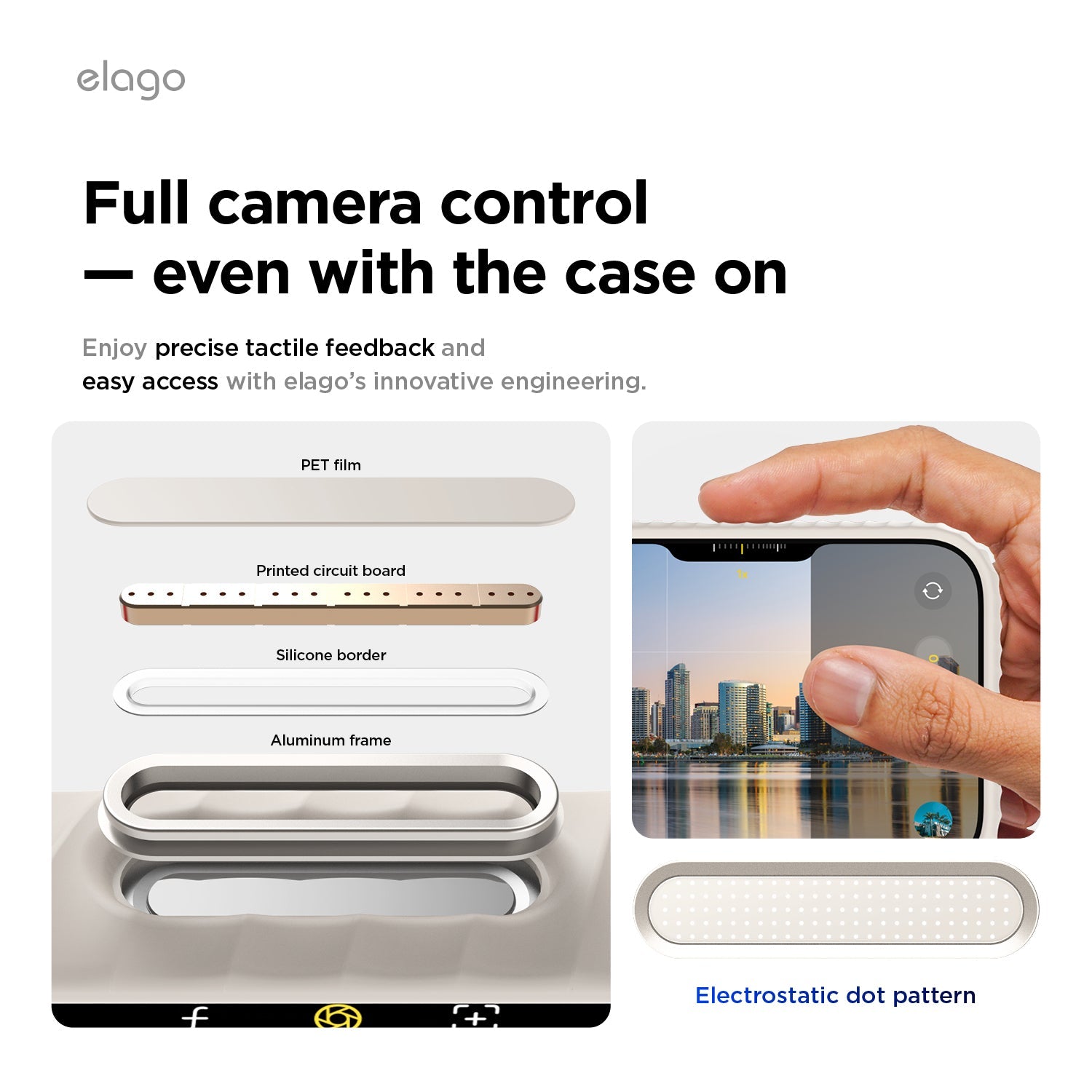 Elago MagRidge Silicone Case for iPhone 17 Pro / iPhone 18 Pro - Stone 