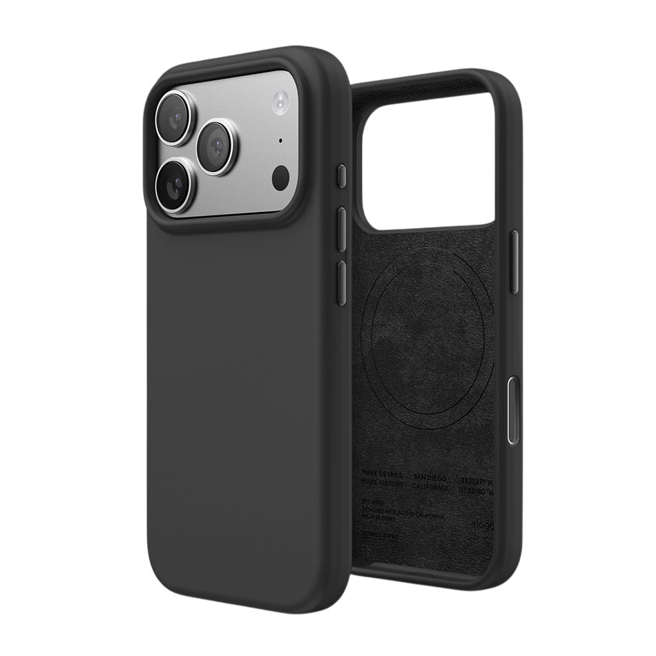 Elago Mag Silicone Case for iPhone 17 Pro / iPhone 18 Pro - Black 