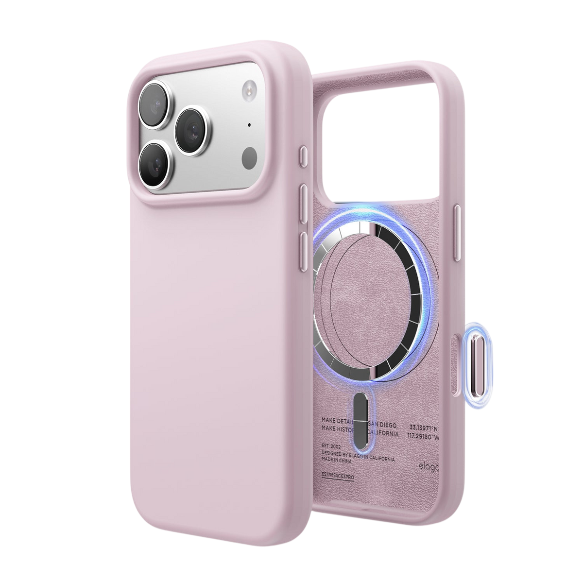 Elago Mag Silicone Case for iPhone 17 Pro / iPhone 18 Pro - Light Lilac #color_light-lilac