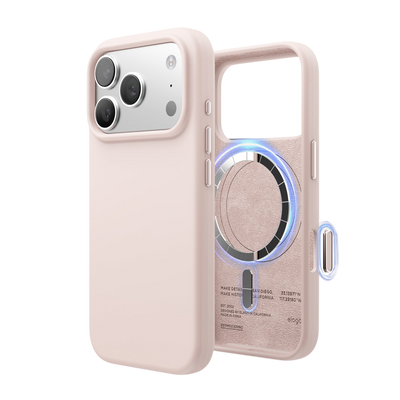 Elago Mag Silicone Case for iPhone 17 Pro / iPhone 18 Pro - Lovely Pink #color_lovely-pink