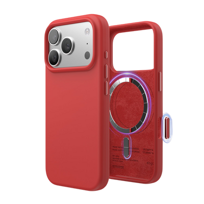 Elago Mag Silicone Case for iPhone 17 Pro / iPhone 18 Pro - Red #color_red