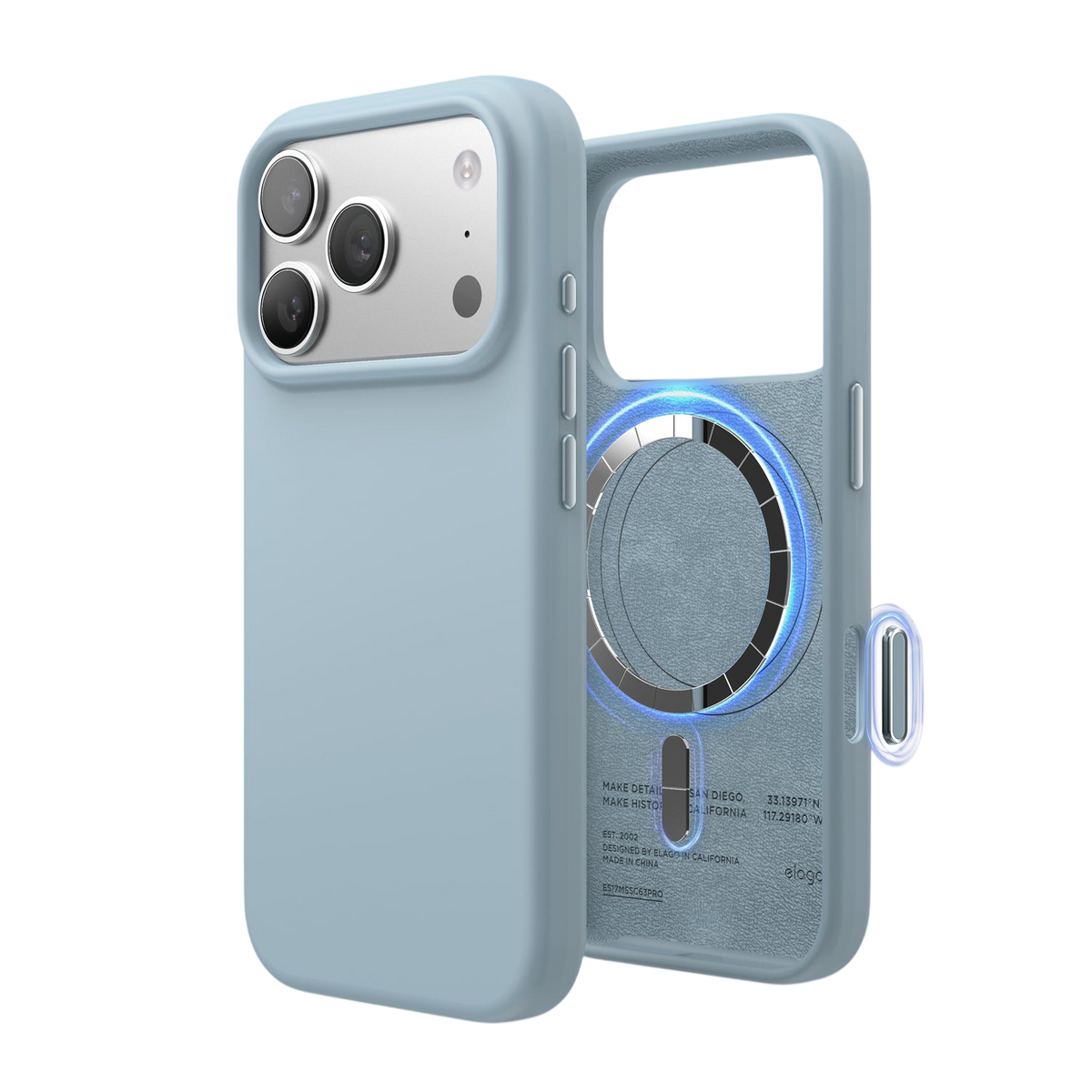 Elago Mag Silicone Case for iPhone 17 Pro / iPhone 18 Pro - Sky Blue #color_sky-blue
