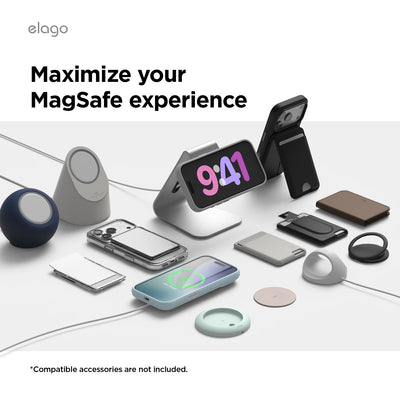 Elago Mag Silicone Case for iPhone 17 Pro / iPhone 18 Pro - Soft Purple 