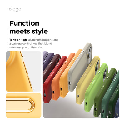 Elago Mag Silicone Case for iPhone 17 Pro / iPhone 18 Pro - Sunshine 