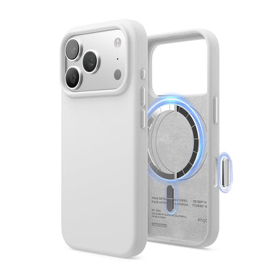 Elago Mag Silicone Case for iPhone 17 Pro / iPhone 18 Pro - White 