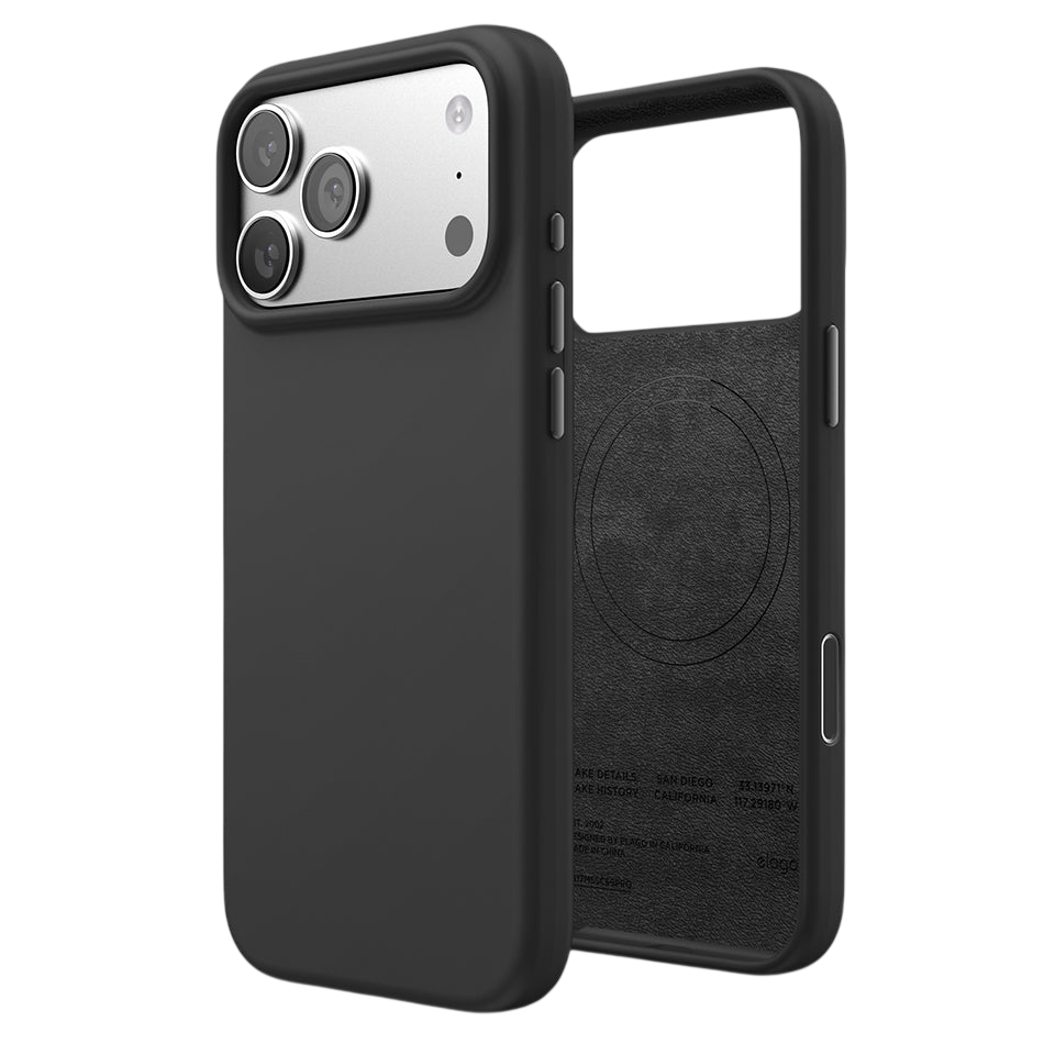 Elago Mag Silicone Case for iPhone 17 Pro Max / iPhone 18 Pro Max - Black 