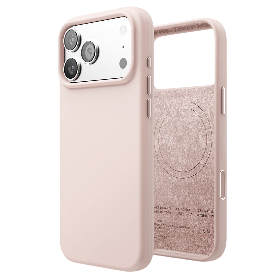 Elago Mag Silicone Case for iPhone 17 Pro Max / iPhone 18 Pro Max - Lovely Pink 