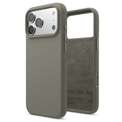 Elago Mag Silicone Case for iPhone 17 Pro Max / iPhone 18 Pro Max - Medium Grey 