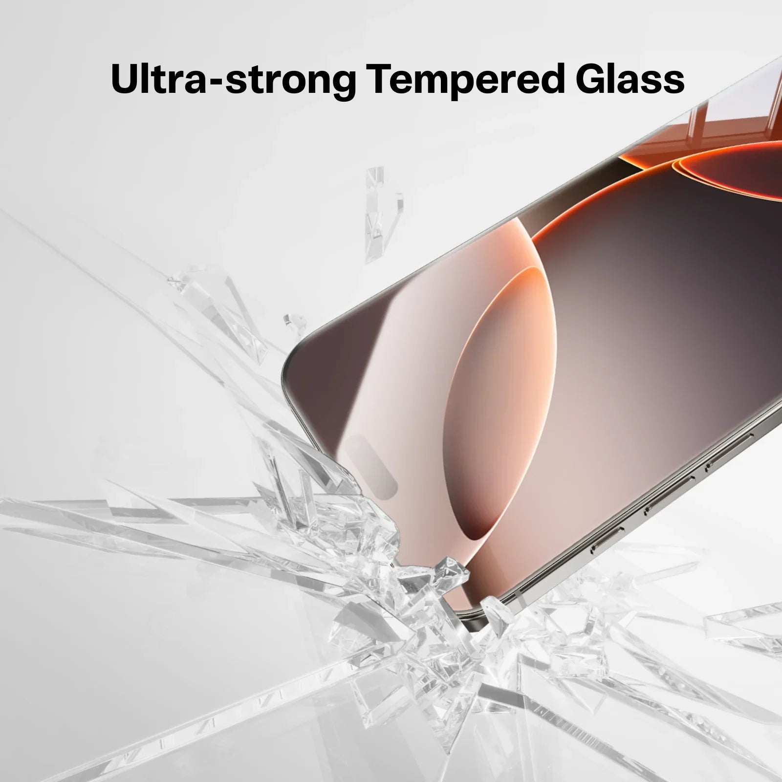 واقي شاشة زجاجي مقسى TORRAS GlassGo لجهاز iPhone 17 Pro Max / 17 Pro / 17 Air / 17 - عبوة واحدة