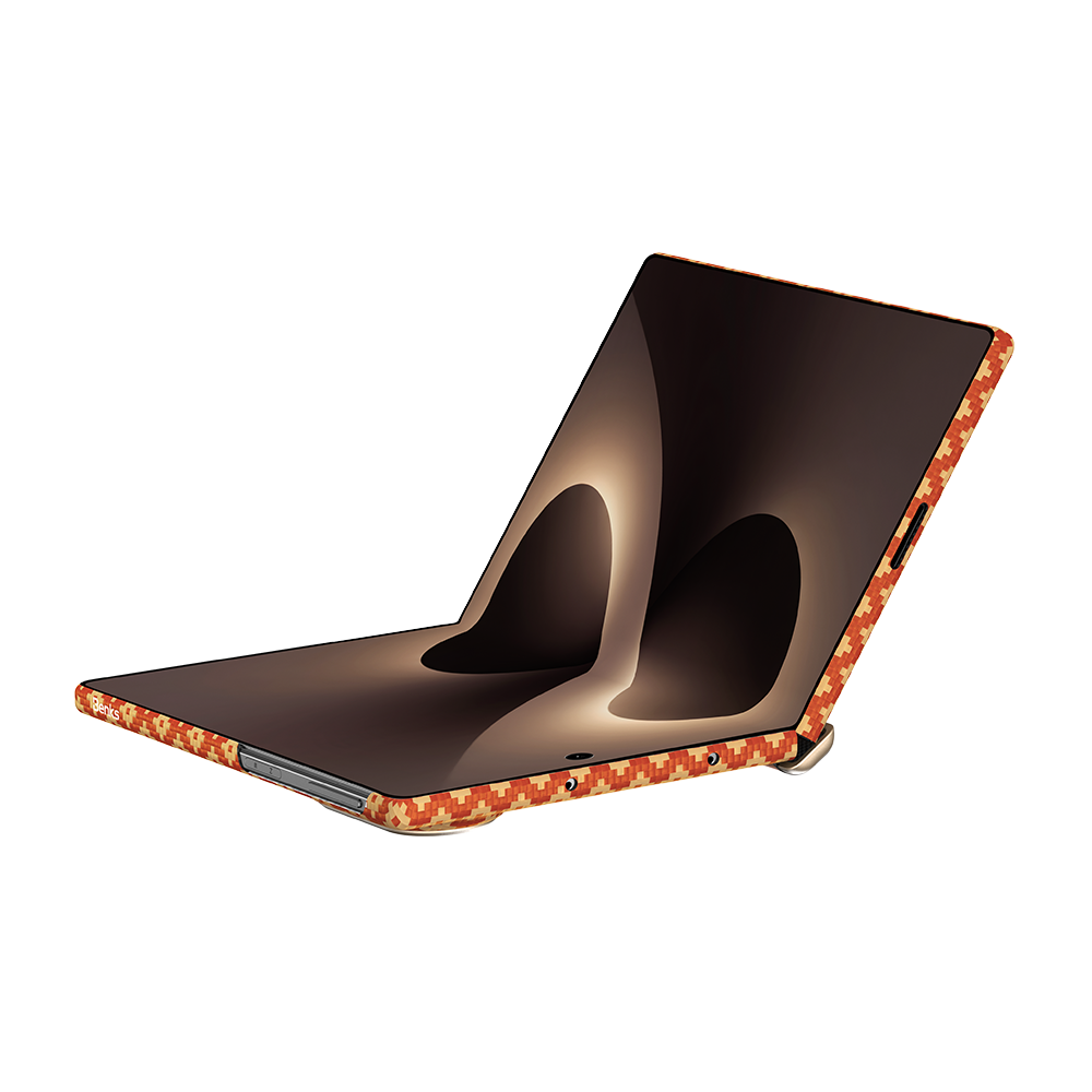 Benks ArmorGrid Air Grand Combo built with Kevlar® for Samsung Galaxy Z Fold 8 / Z Fold 8 Ultra - Fortune Orange 