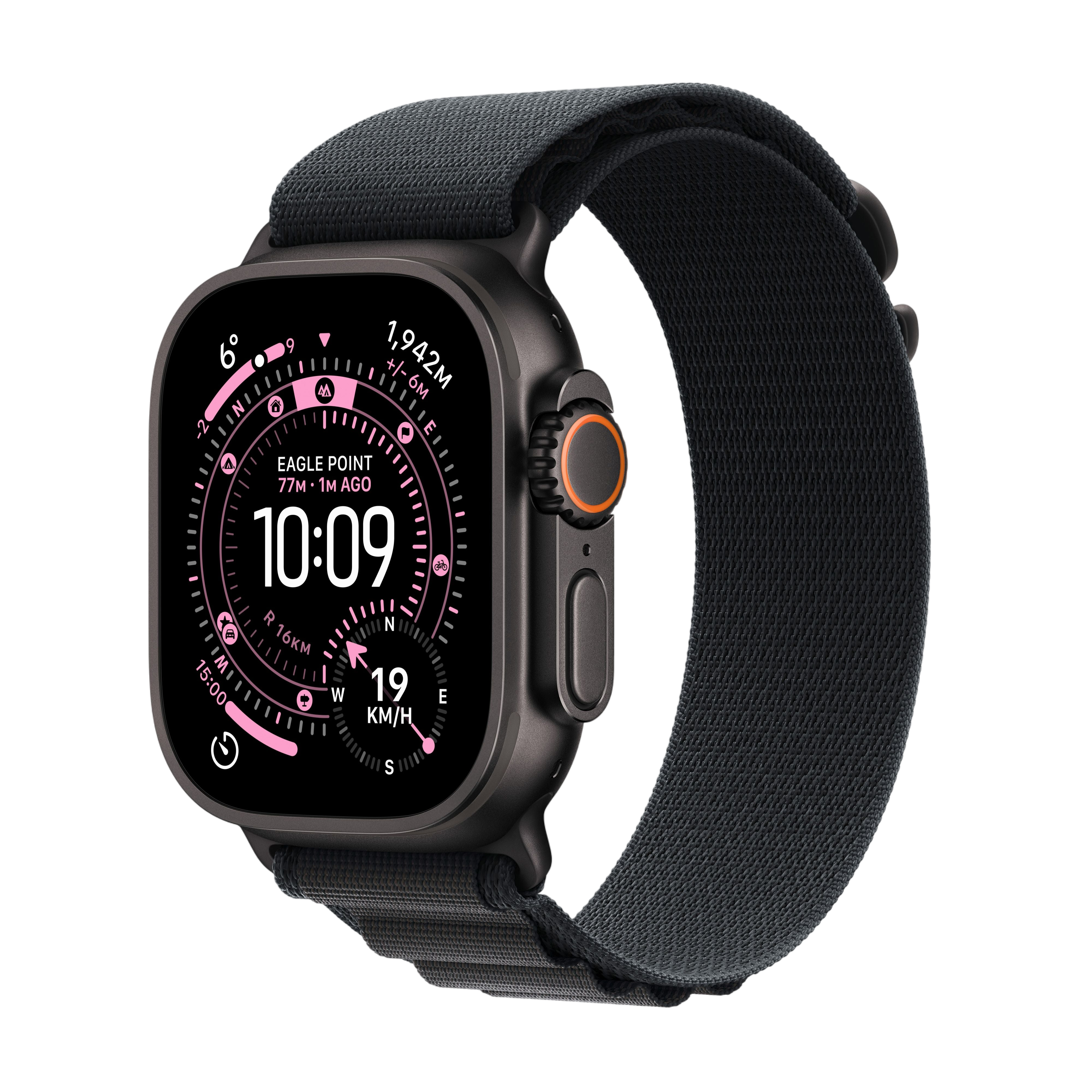 Apple Watch Ultra GPS Cellular Black Titanium Black Alpine Loop Medium