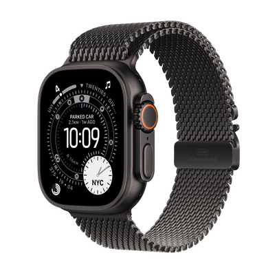 ساعة آبل الترا 3 GPS + خلوية تيتانيوم أسود