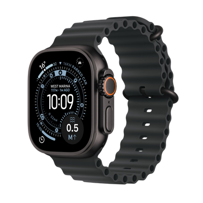 ساعة آبل الترا 3 GPS + خلوية تيتانيوم أسود