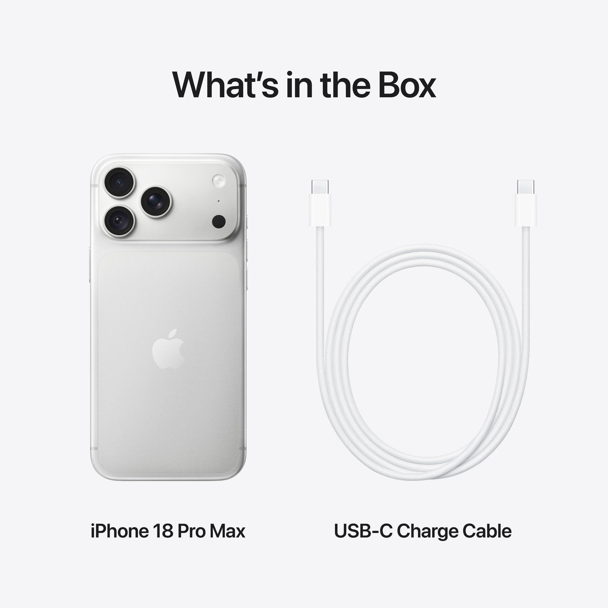 Apple iPhone 18 Pro Max - Silver 
