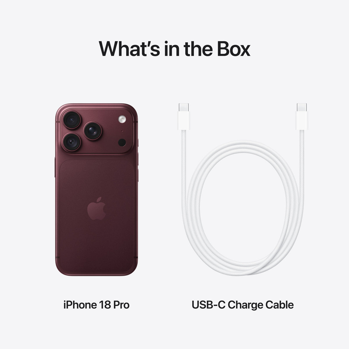 Apple iPhone 18 Pro - Burgundy 