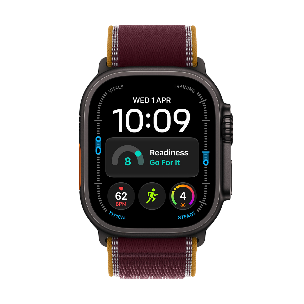 Apple Watch Ultra 4 - Burgundy Trail Loop 