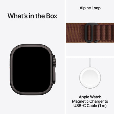 Apple Watch Ultra 4 - Burgundy Alpine Loop 