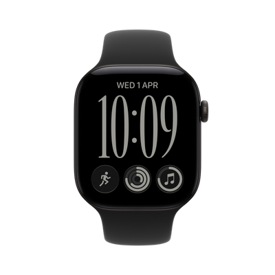 Apple Watch Series 12 - Black Aluminum 42mm 