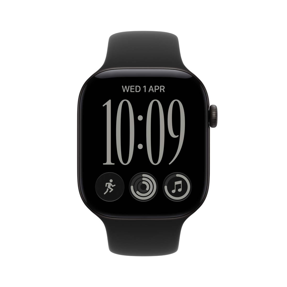 Apple Watch Series 12 - Black Aluminum 42mm 