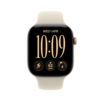 Apple Watch Series 12 - Light Gold Aluminum 42mm 