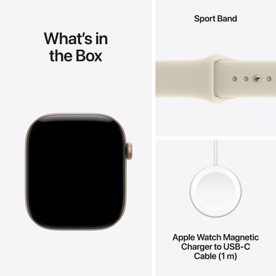 Apple Watch Series 12 - Light Gold Aluminum 42mm 
