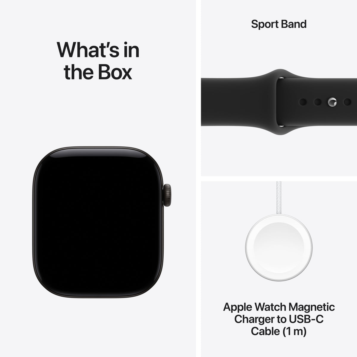Apple Watch Series 12 - Black Aluminum 46mm 