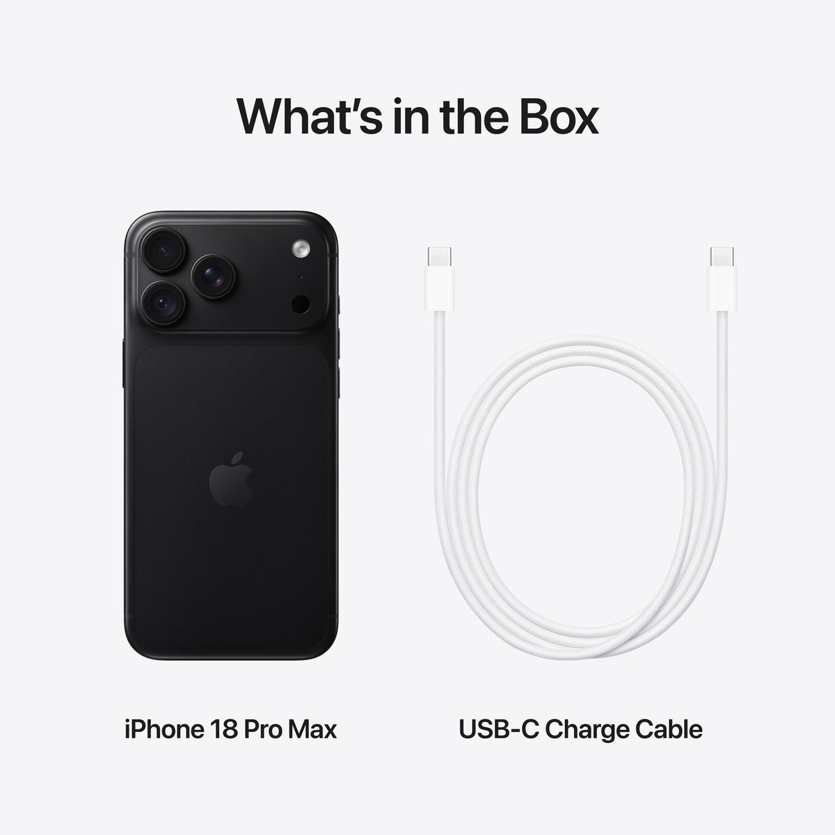 Apple iPhone 18 Pro Max - Black 
