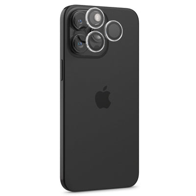 Spigen iPhone 16 Pro Max / 16 Pro Camera Lens Protector EZ Fit GLAS.tR Optik Pro - Clear - 2 Pack