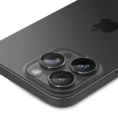 Spigen iPhone 16 Pro Max / 16 Pro Camera Lens Protector EZ Fit GLAS.tR Optik Pro - Clear - 2 Pack