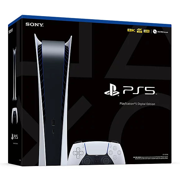 Sony PlayStation 5 Digital Edition with 1 year warranty