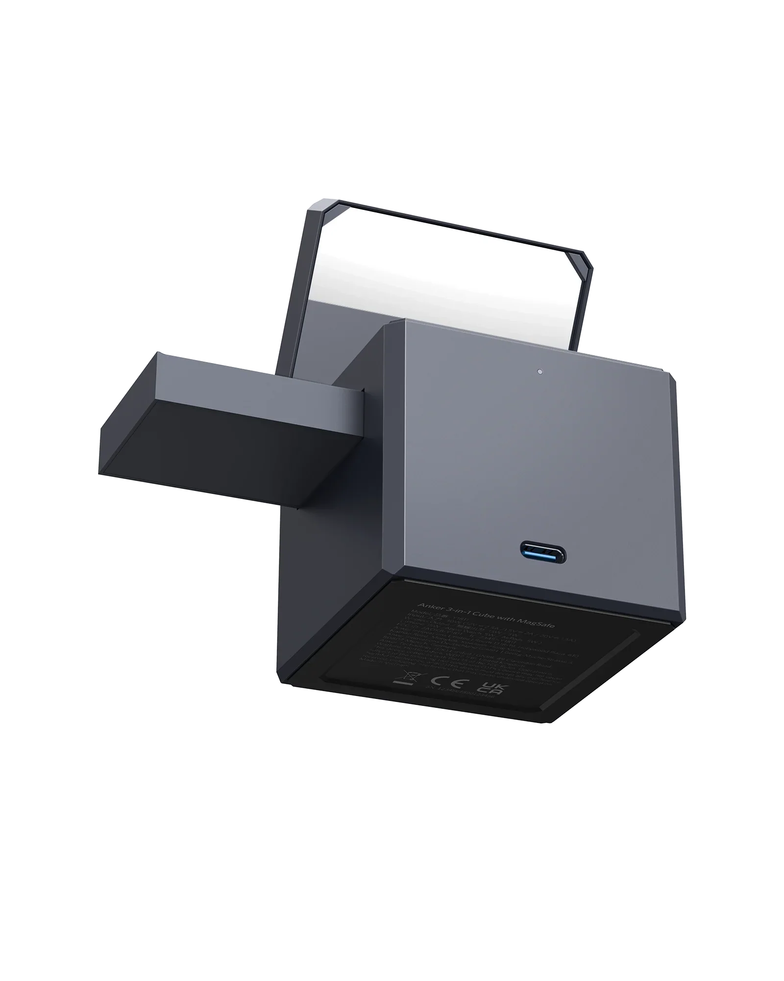 Anker 3-in-1 Cube with MagSafe - Grey