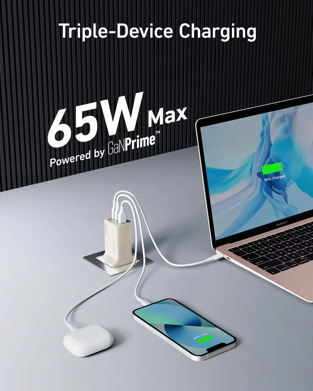 شاحن Anker 735 (GaN Prime 65W)