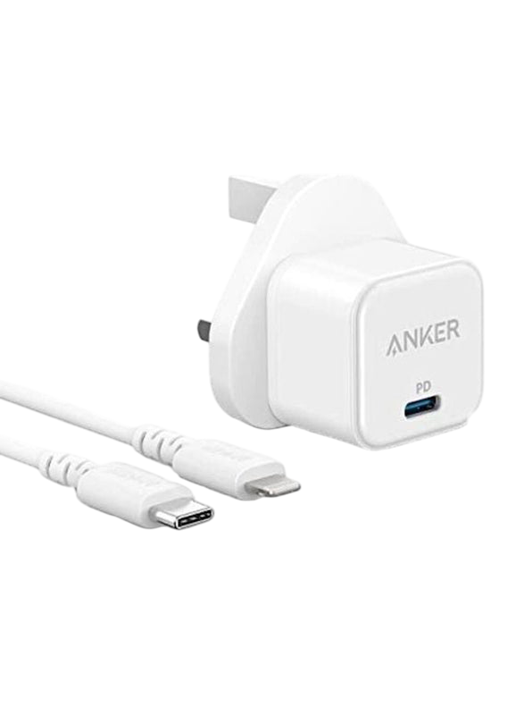 Anker Compact Charging Kit (PowerPort III 20W Cube with Charging Cable)