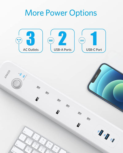 أنكر باور إكستند USB-C 3 شريط