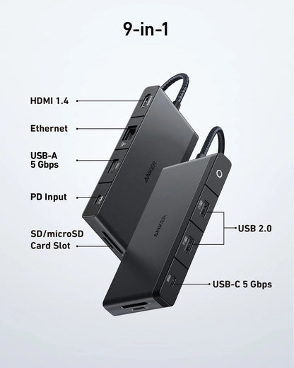 Anker 552 USB-C Hub (9-in-1, 4K HDMI)