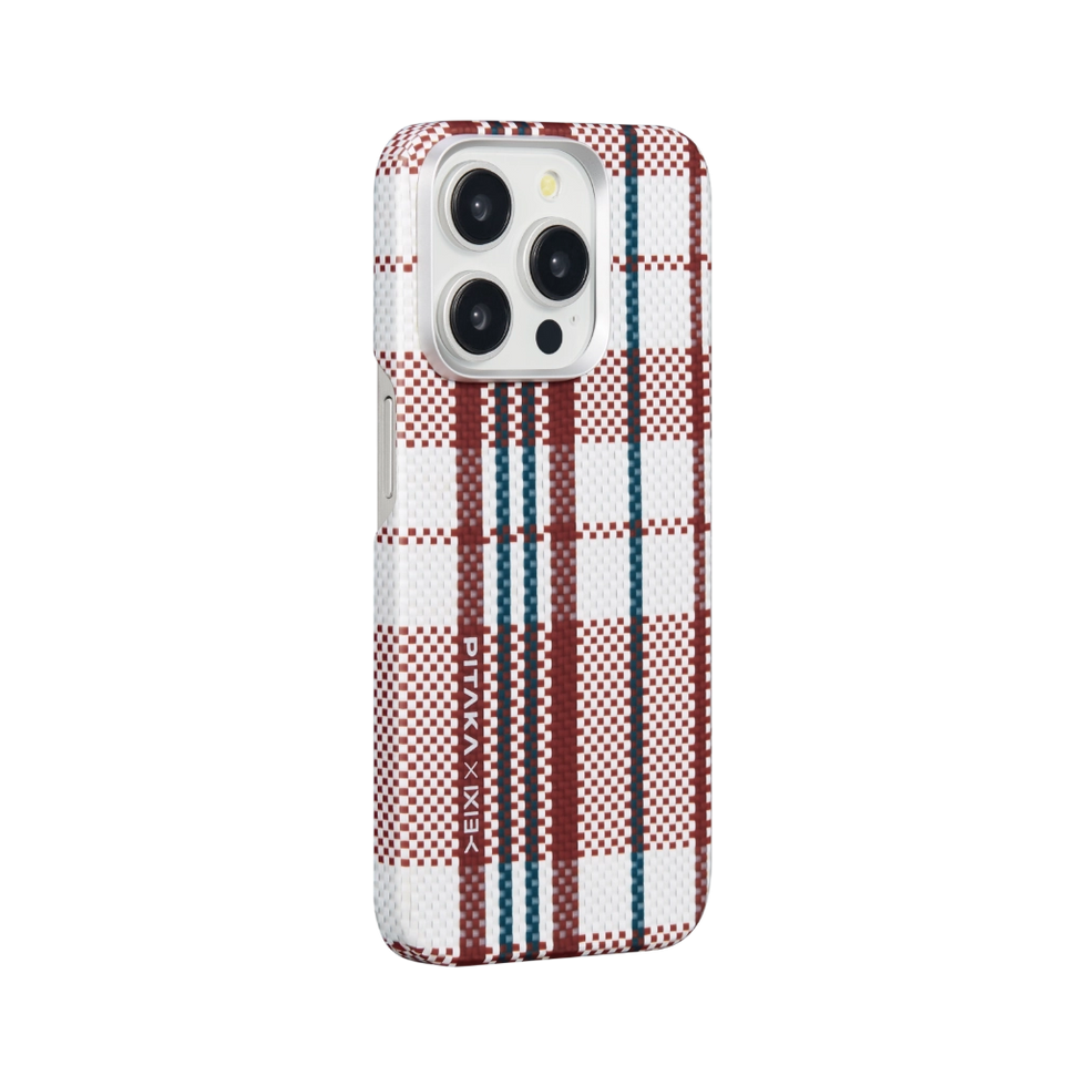 Pitaka red-white-blue MagEZ Case 4 for iPhone 15 Pro Max