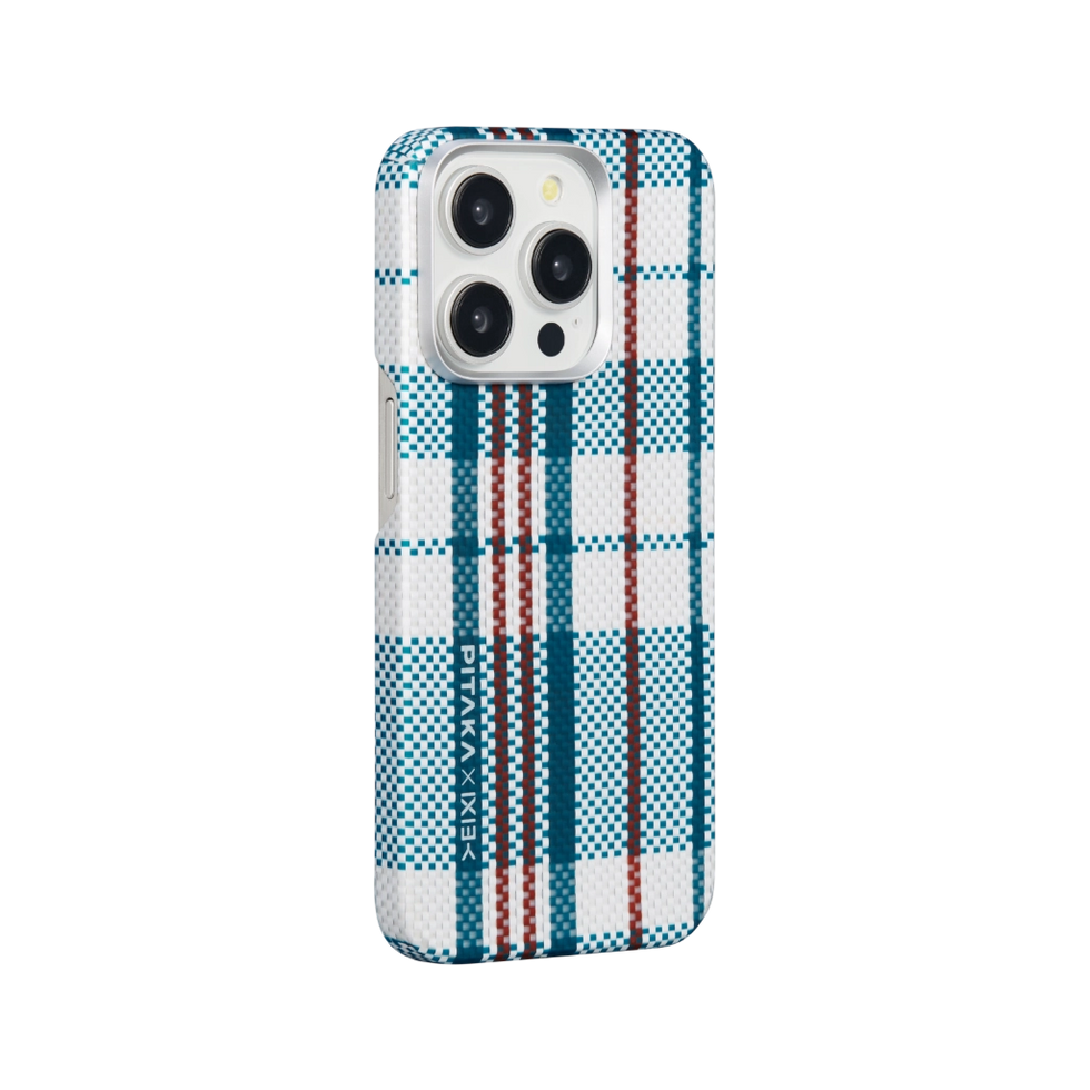 Pitaka red-white-blue MagEZ Case 4 for iPhone 15 Pro Max