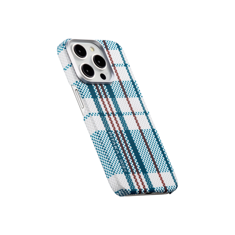 Pitaka red-white-blue MagEZ Case 4 for iPhone 15 Pro Max