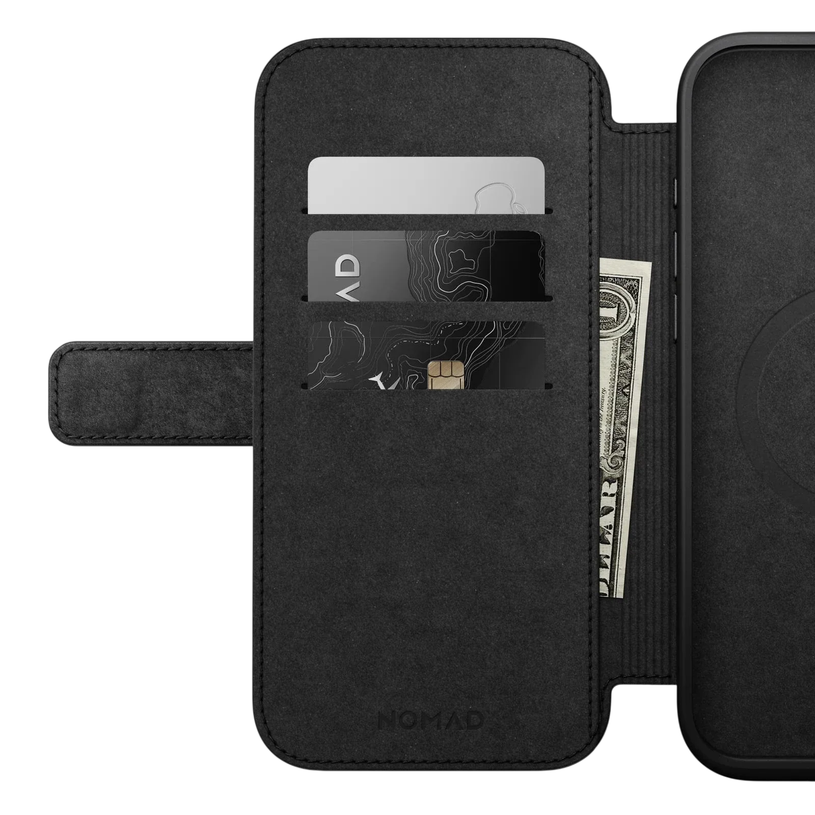 حافظة فوليو جلدية عصرية نوماد لهاتف آيفون 16 برو