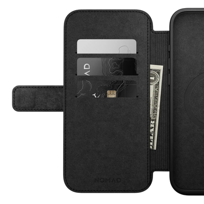 Nomad Modern Leather Folio Case for iPhone 16 Pro