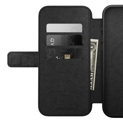 حافظة فوليو جلدية عصرية نوماد لهاتف آيفون 16 برو