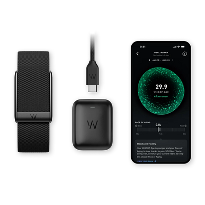 WHOOP – 5.0 Peak MG Health and Fitness Tracker with 12 Month Subscription - International Warranty