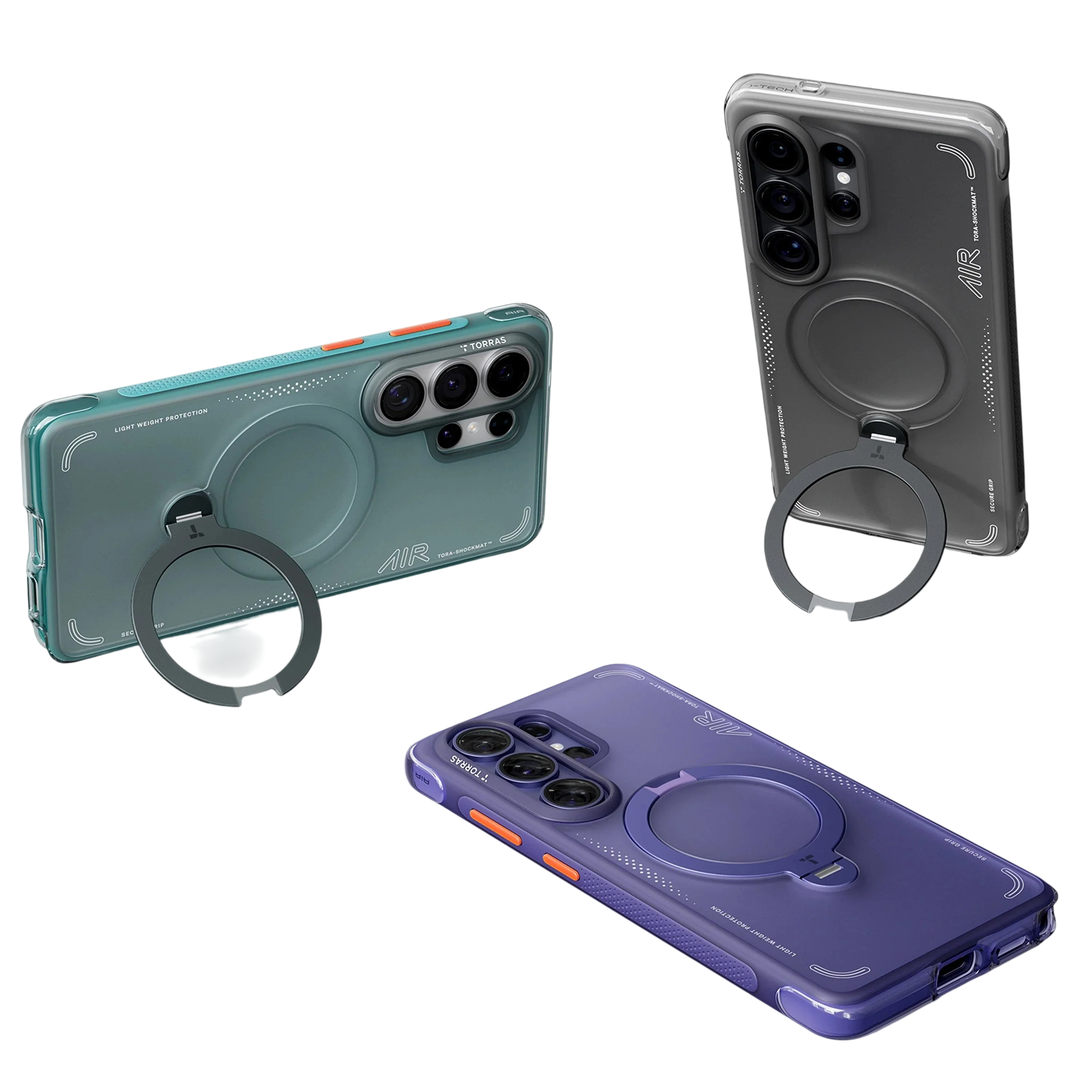 TORRAS Ostand Q3 Air Case for Samsung S26 Ultra