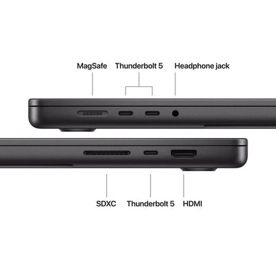 Apple MacBook Pro 14-inch M5 Pro / M5 Max (2026) - English Keyboard - Space Black 