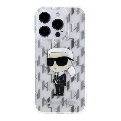 جراب Karl Lagerfeld IML Hard Case with Ikonik Monogram for iPhone 16 P