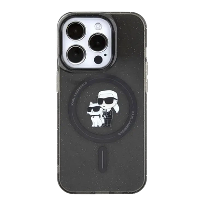 جراب KARL LAGERFELD Magsafe IML Glitter Hard Case with Karl & Choupett
