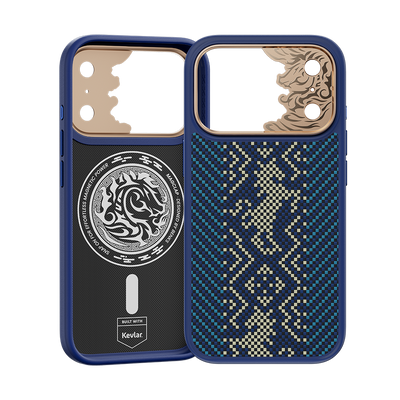 Benks Knight Pro Case built with Kevlar® for iPhone 18 Pro Max - Navy Blue 