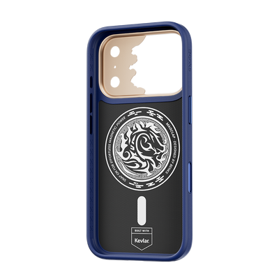 Benks Knight Pro Case built with Kevlar® for iPhone 18 Pro Max - Navy Blue 