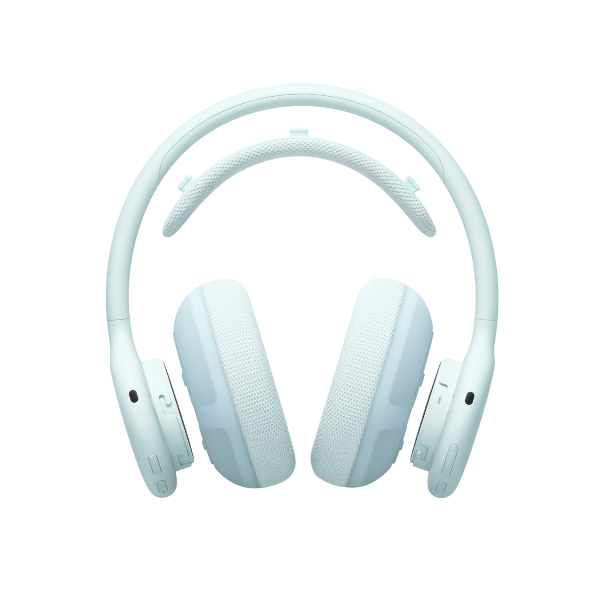 Beats 360 headphones in Sky with ear and headband cushions detached 